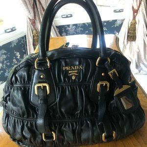 🛑SOLD🛑 Prada Leather Gaufre Handbag